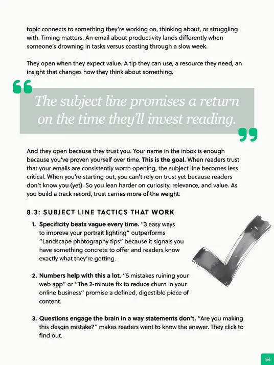 Page 54 from Email Growth Guide